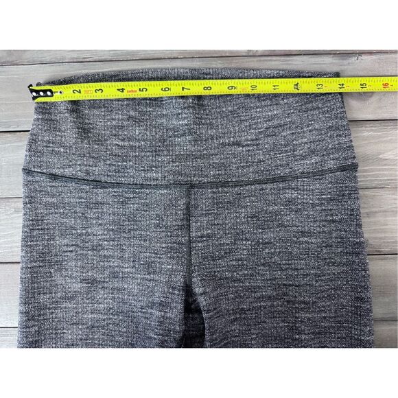 Lululemon Wunder Under Pant Coco Pique Crop Leggings Size 10 - Picture 4 of 8